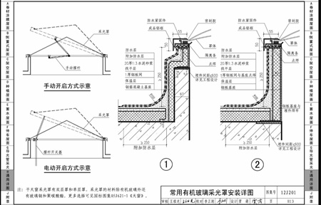 12J201平屋面建筑构造图集